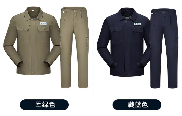 耐磨長(zhǎng)袖防靜電工作服定制款式圖